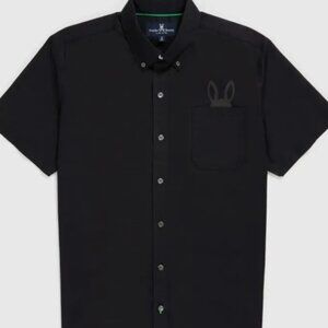 Psycho Bunny Black Casual Button Down Shirt